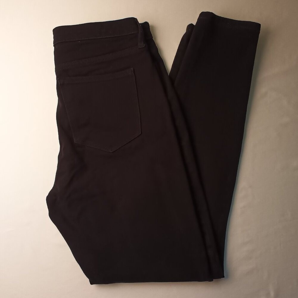 Banana Republic Womens Curvy Mid-Rise Skinny Jeans Size 8/29L Black Stretch
